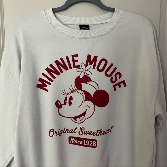 Disney Minnie Mouse Wonens long sleeve pullover sweatshirt | size medium - Picture 5 of 9